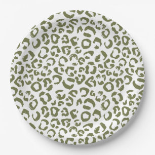 Kid's Safari Leopard Birthday Party Paper Plates