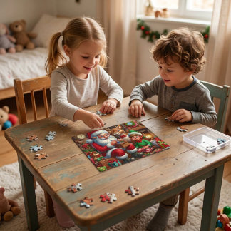 Kids Santa's Workshop Jigsaw Puzzle
