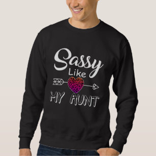 Kids Sassy Lady Like My Aunt Tee Family For Nephew