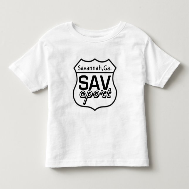 Kids SAV Cport Sign Logo Toddler T-shirt (Front)