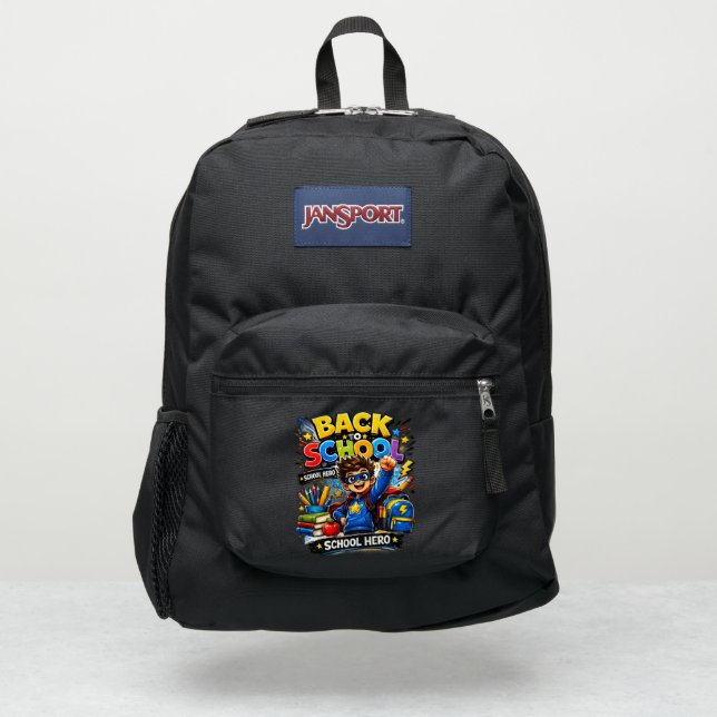 Kids School Backpack | School Hero (Front)