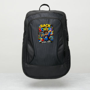 Kids School Backpack School Hero
