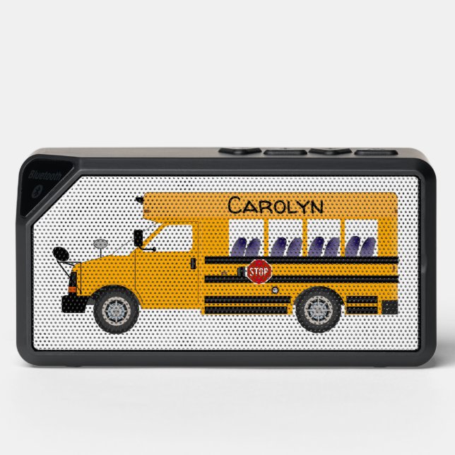 Kid's School Bus Drawing Speakers (Front)