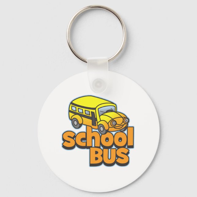 Kids School Bus Keychain (Front)