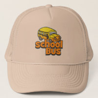 Kids School Bus Trucker Hat
