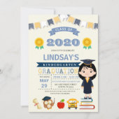 Kids School Graduation Announcement Invitation (Front)