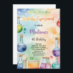Kids Science Birthday Party Invitation<br><div class="desc">Kids Science Birthday Party Invitation</div>