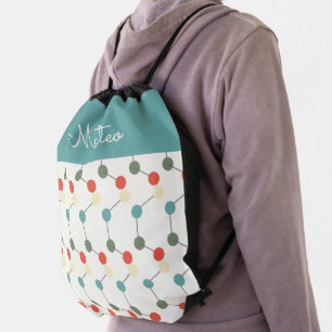 Kids Science Molecules Name   Drawstring Bag