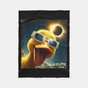 Kids Selfie Duck Womens Mens Solar Fleece Blanket