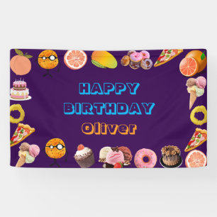 Kids Sesame Street Foodie Truck Birthday Banner
