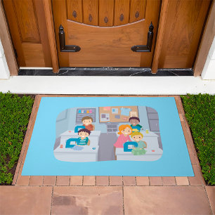 Kids Sewing Class Fun Crafting and Learning Doormat