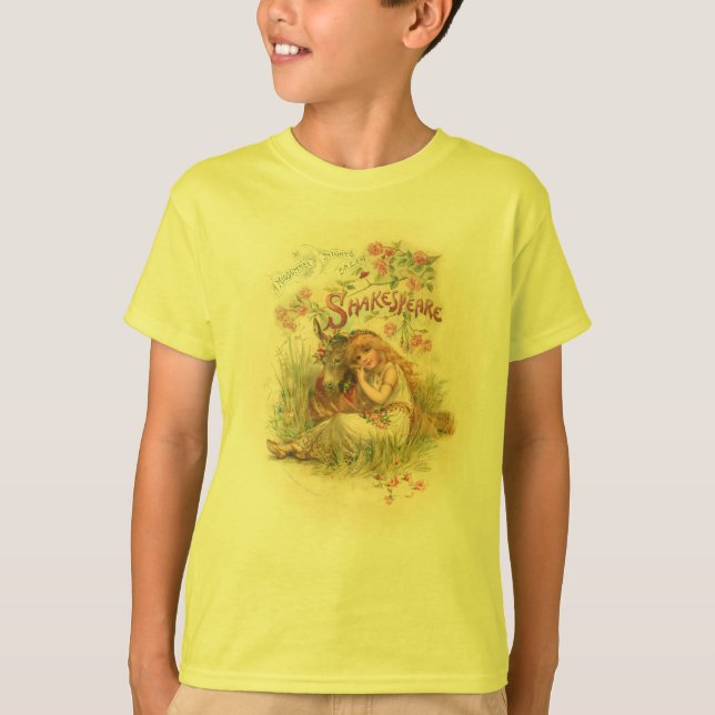 Kids Shakespeare T-Shirt A MIDSUMMER NIGHT'S DREAM (Front)