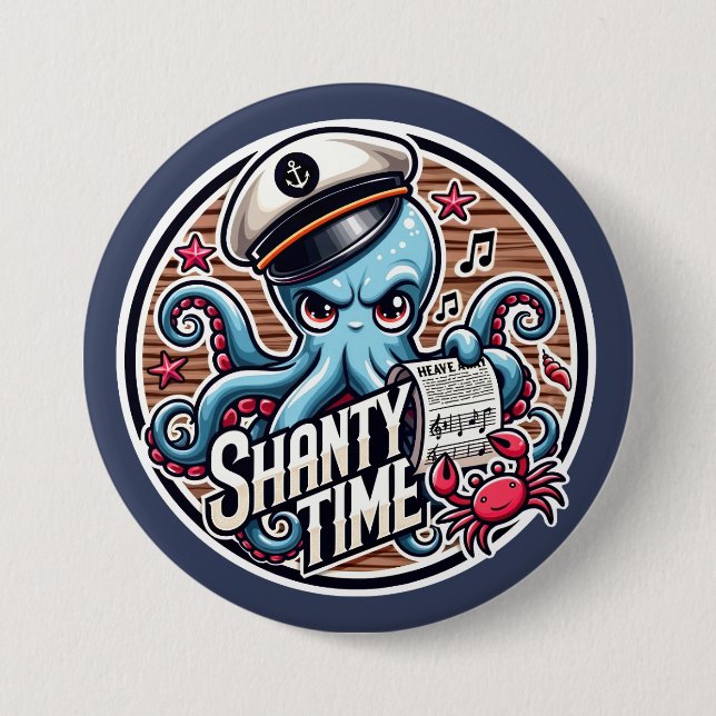 Kids Shanty Time Button (Front)