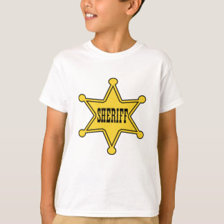Kids Sheriff Badge Tee