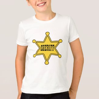 Kids Sheriff Badge Tee