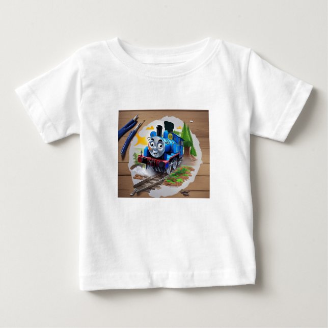 kids shirt thomas train (Front)