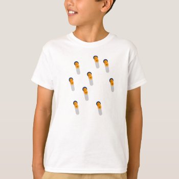 Kid's Shot By The Dart T-shirt by mister_k at Zazzle