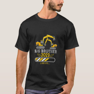Kids Siblings Big Brother excavator 1 T-Shirt