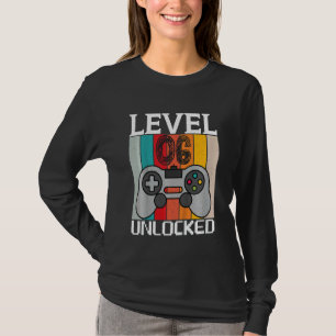 Kids Six Year Old Birthday Boy Kids Video Gamer 6t T-Shirt