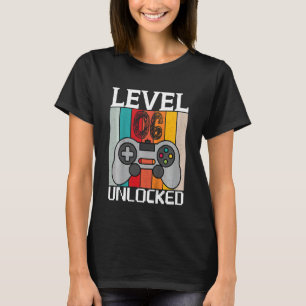 Kids Six Year Old Birthday Boy Kids Video Gamer 6t T-Shirt