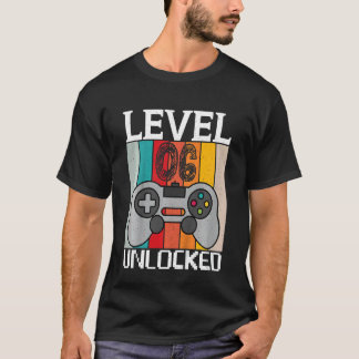 Kids Six Year Old Birthday Boy Kids Video Gamer 6t T-Shirt