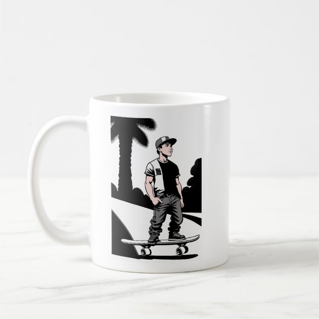 Kid's Skateboarder Mug (Left)