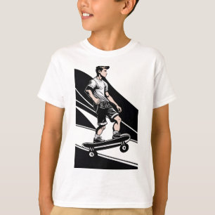 Kid's Skateboarding T-Shirt