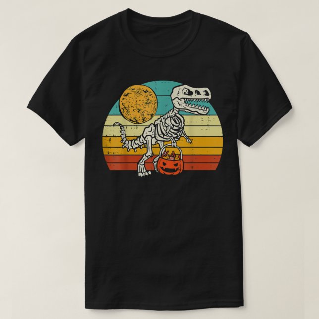 Kids Skeleton Monster Truck Moon Candy Toddler Hal T-Shirt (Design Front)