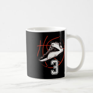 Kids Sketll Shoes Sports 3rd Birthday Party Gift 3 Coffee Mug