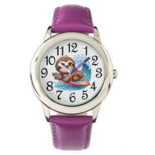 Kids Sloth Surfer Watch