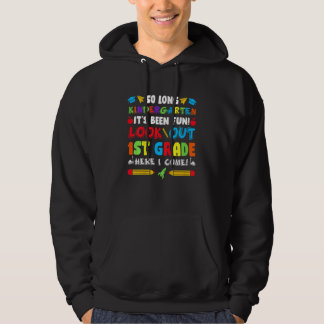 Kids So Long Kindergarten 1st Grade Apparel Hoodie