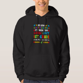 Kids So Long Kindergarten 1st Grade Apparel Hoodie