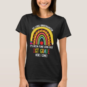 Kids So Long Kindergarten 1st Grade Here I Come Gr T-Shirt