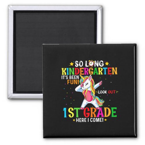 Kids So Long Kindergarten Graduation Class 2024 Un Magnet