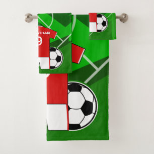 Kids soccer Bedroom Collection 1 Bath Towel Set