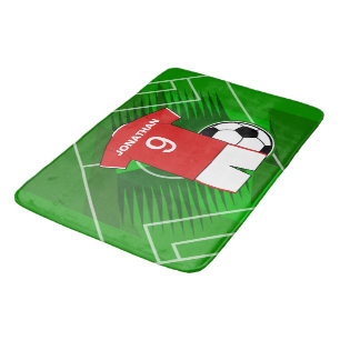 Kids soccer Bedroom Collection 1 Bathroom Mat