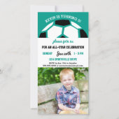 Kids Soccer Birthday Party Sports Themed Photo (Front)
