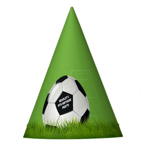 Kids Soccer Football Birthday Party Party Hat