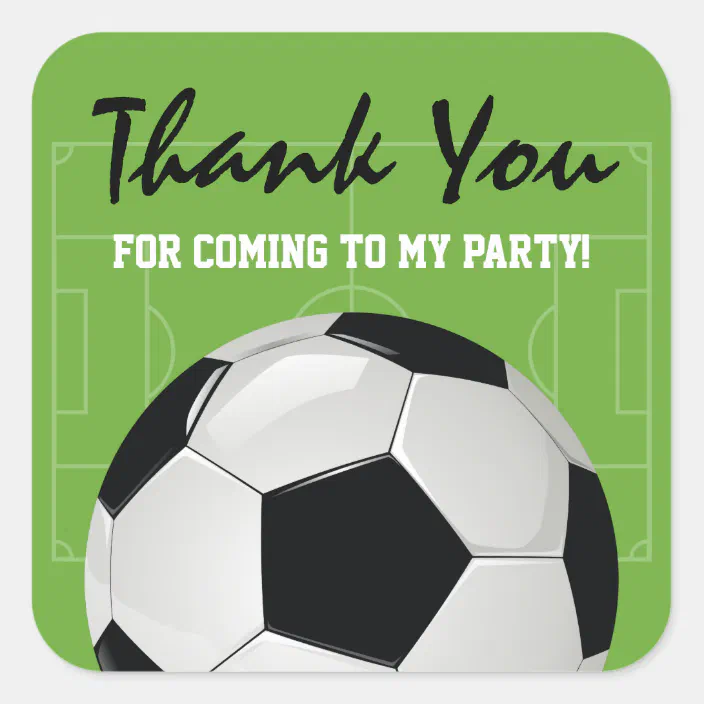 Football Footy Personalised Stickers 35 x 37mm Birthday Party Gift 45 