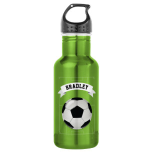 Kids Soccer Football   Personalized Water Bottle