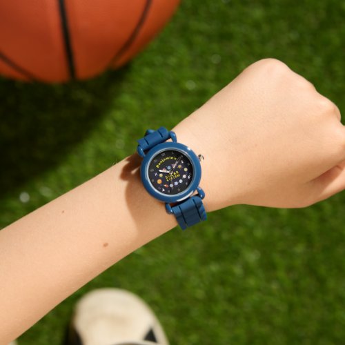 Kids Solar System Monogram Planets Astronaut Cool Watch