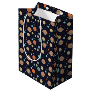 Kids Solar System Planets Saturn Jupiter Mars Medium Gift Bag