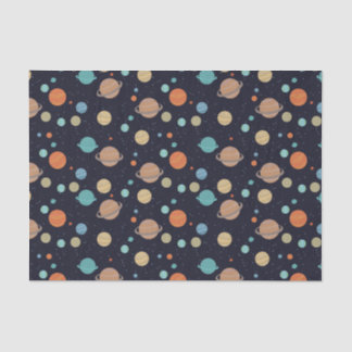 Kids Solar System Planets Saturn Jupiter Mars Tissue Paper