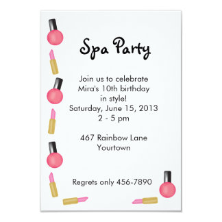 Cosmetic Invitations & Announcements | Zazzle