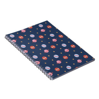 Kids Space Mini Pattern with Planets & Stars Notebook
