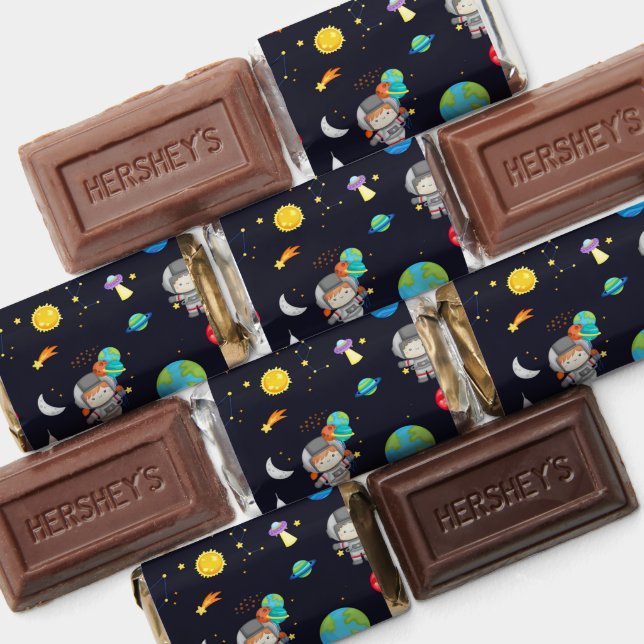 Kids Space Theme Pattern Hershey's Miniatures (Assorted)