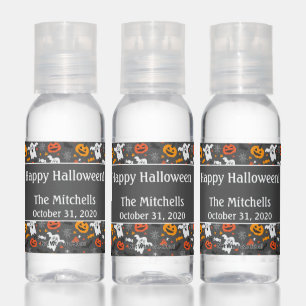 Kids Spider Webs Ghosts Cupcakes Travel Bottle Set Hand Sanitizer