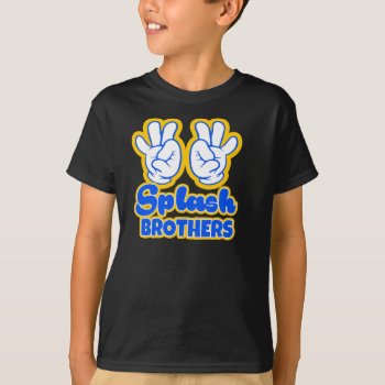 Kid's Splash Brothers Shirt by WorksaHeart at Zazzle