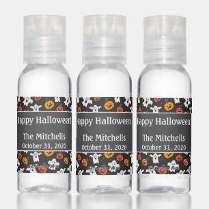 Kids Spooky Ghosts & Pumpkins Travel Bottle Set Hand Sanitizer