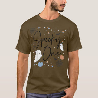 Kids Spooky One First Birthday Blue Baby Boy Child T-Shirt